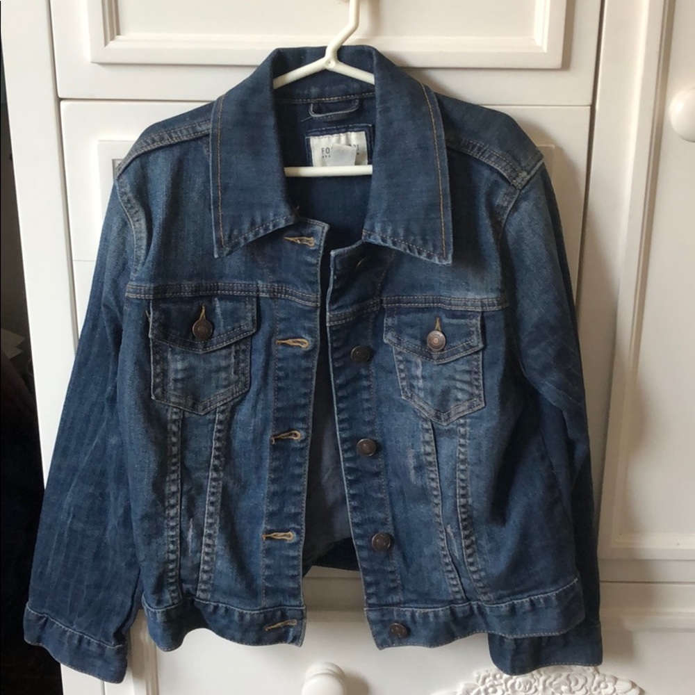 Forever 21 Jean jacket classy jean original style